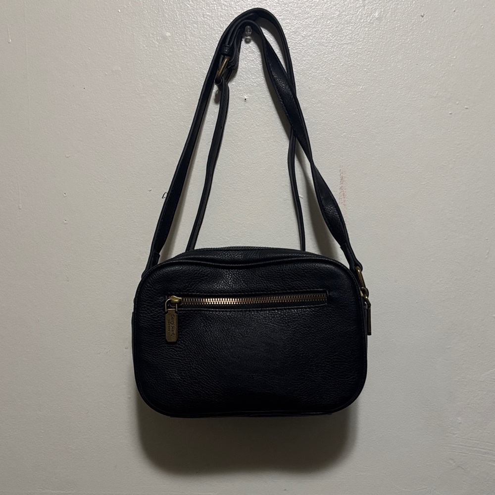 Dary Marks London Elegant Black Leather Shoulder Bag
